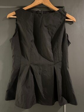 Women's Black Sleeveless Fit-and-Flare Dress